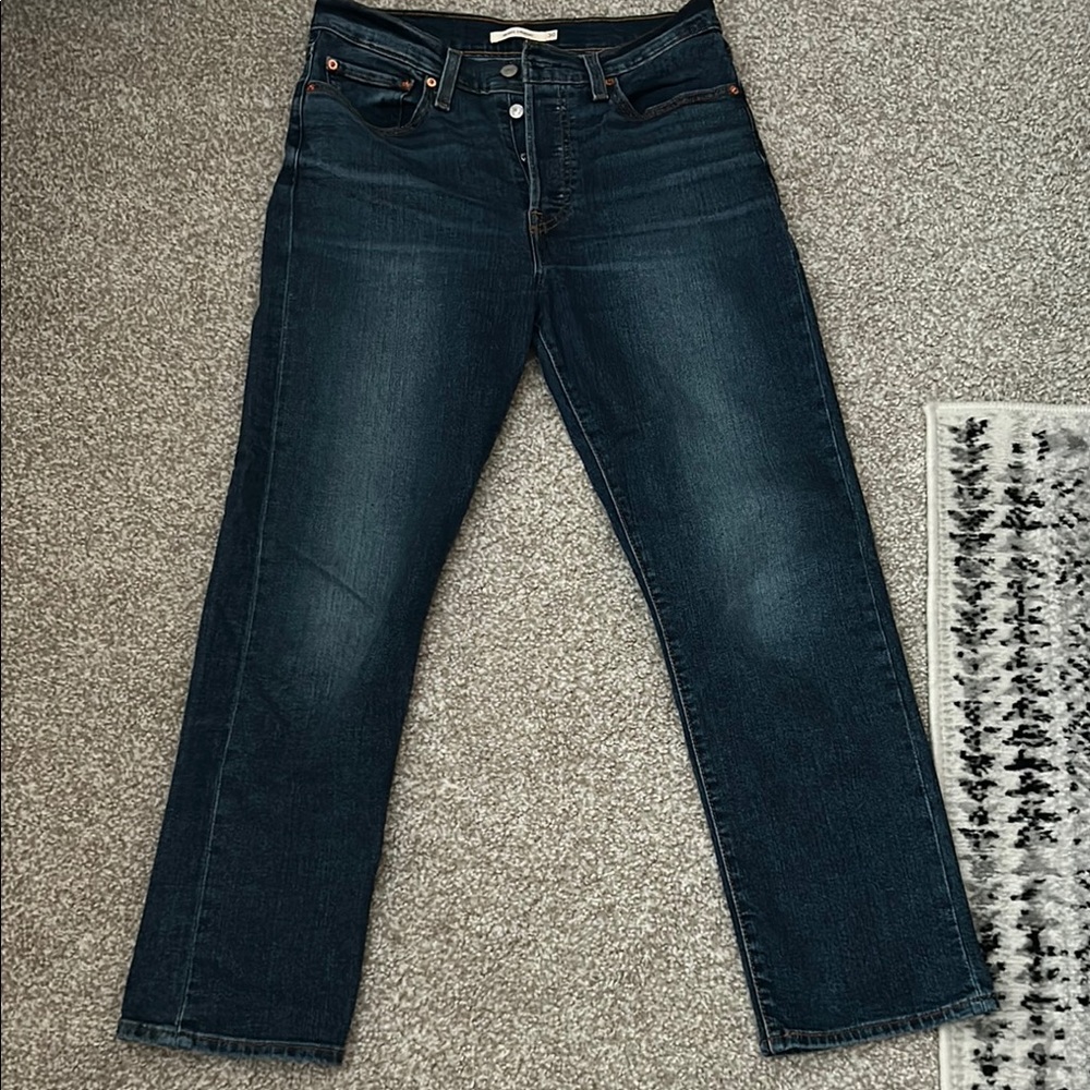 Levi's Wedgie Straight Leg Jeans-New